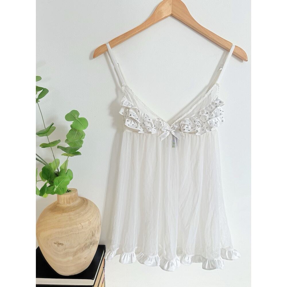 Victoria’s Secret 2011 Sexy Little Things Size Small White Babydoll Lingerie